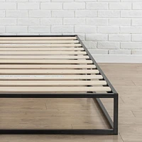 Zinus Joseph 10 Inch Black Metal Platform Bed Frame