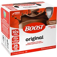 BOOST Original Meal Replacement Drink – Chocolate, 6 x 237 ml, 6 x 237 ML