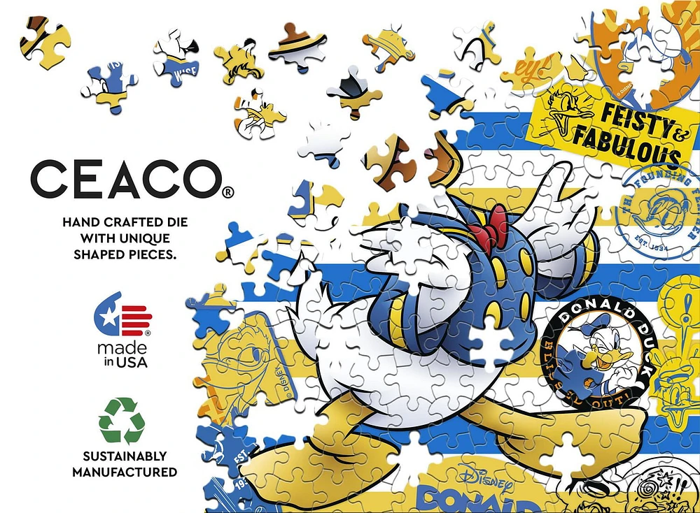 CEACO 300 Piece Puzzle - Disney, Donald Duck 90th Collage