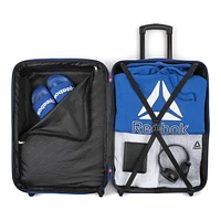 Reebok's 28" Hardside Checked Luggage offers a perfect blend of durability and style.