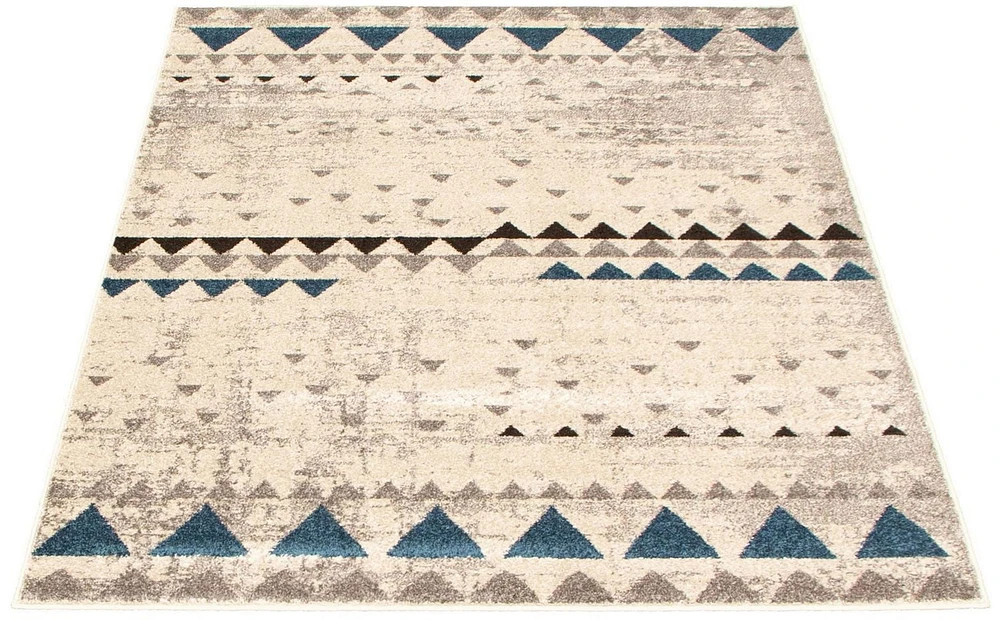 Tapis d'Interieur ECARPET Géométrique Moderne Collection Remi