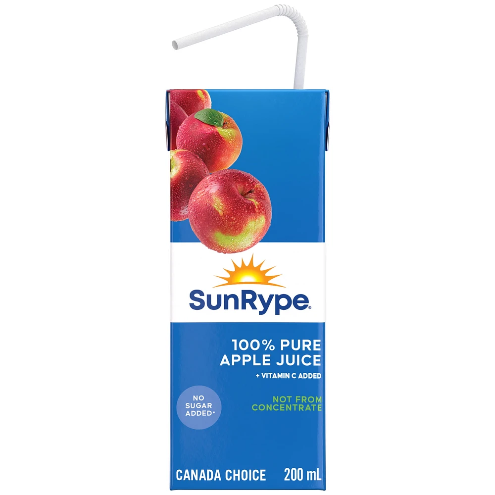 SunRype Pure Apple Juice Boxes, 5 x 200 ml