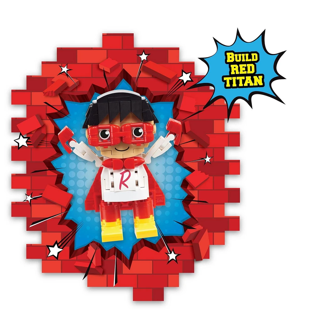 Œuf A Construire de Ryan’s World, Red Titan, plus de 100 briques