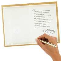 Carte d'anniversaire pour un époux, une épouse, un copain, une copine, Hallmark (« My Heart is Yours »)