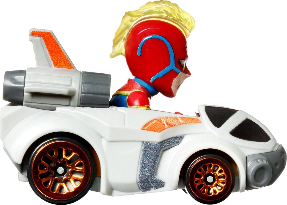 Hot Wheels-RacerVerse-Petites voiture Capitaine Marvel