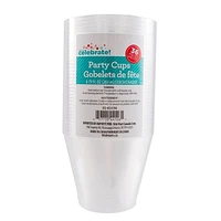 Way to Celebrate! Clear Disposable Cups, 8.79 oz., 36 Pieces