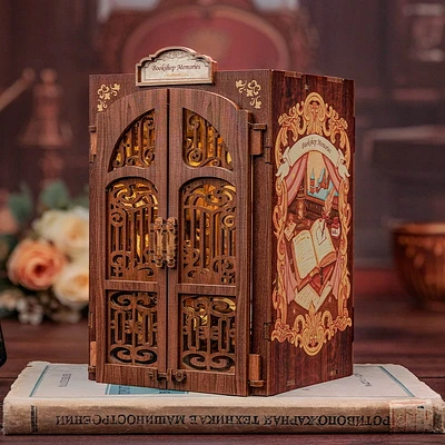Tradeopia 3D Wooden Puzzle Bookshop Memories DIY Book Nook Kit