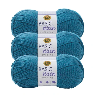 Fil Lion Brand Basic Stitch® Anti Pilling™ Fil acrylique moyen/peigné n° 4, 100g/ 170m