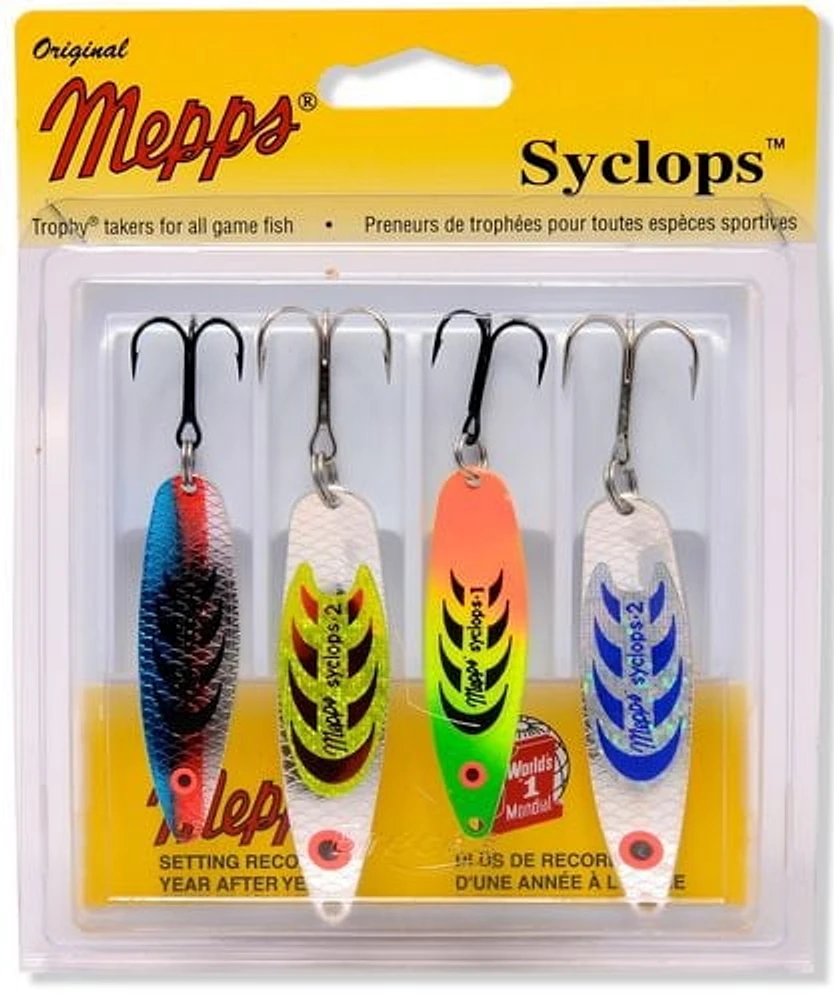 Ensemble Mepps Syclops pqt de 4 Ensemble de 4