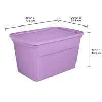 Sterilite 30 Gal./ 114L Tote Lilas