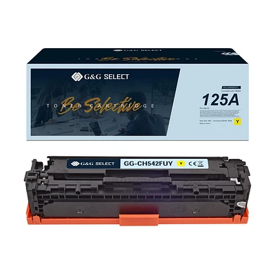 G&G Select HP CB542A Cartouche de toner jaune remise à neuf