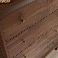 Sauder La Collection Willow Place Commode, Finition Grand Walnut, 433805