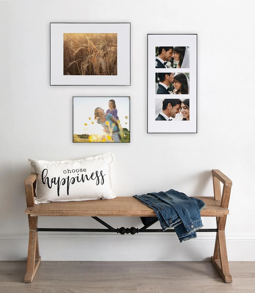 Slimline Black Collage Picture Frame, 3 – 4" x 6"