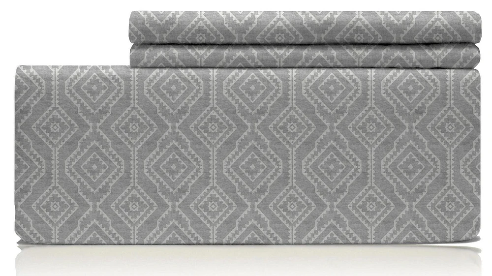 Johnson Home Premium 160 GSM Ultra Plush, Breathable and Durable, Combed Cotton Flannel Sheet Set - Deep Pocket - Easy to Fit - Cozy Bed Sheets