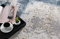 Rug Branch Silvia Collection Tapis de couloir abstrait moderne