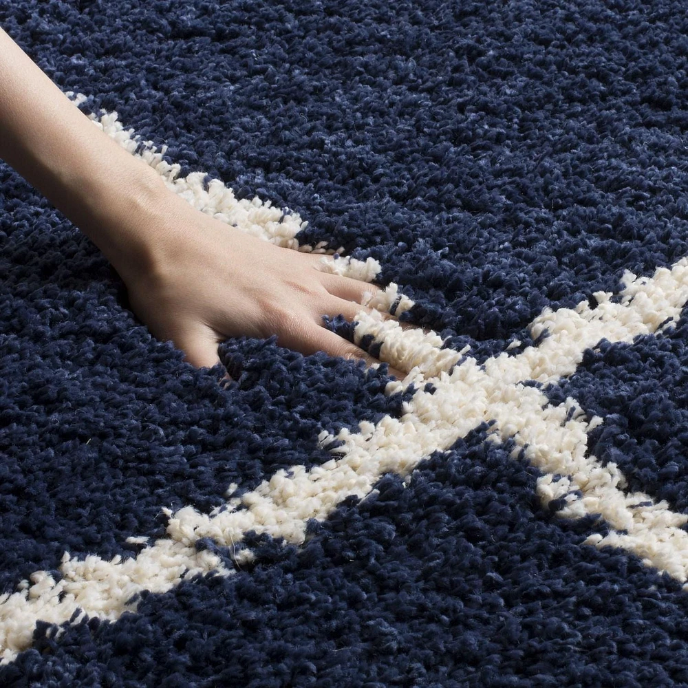 Safavieh Hudson Amias Tapis Géométrique Shag