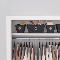 neatfreak! Low Profile Rectangular Storage Bin with Grommets, Storage Bin