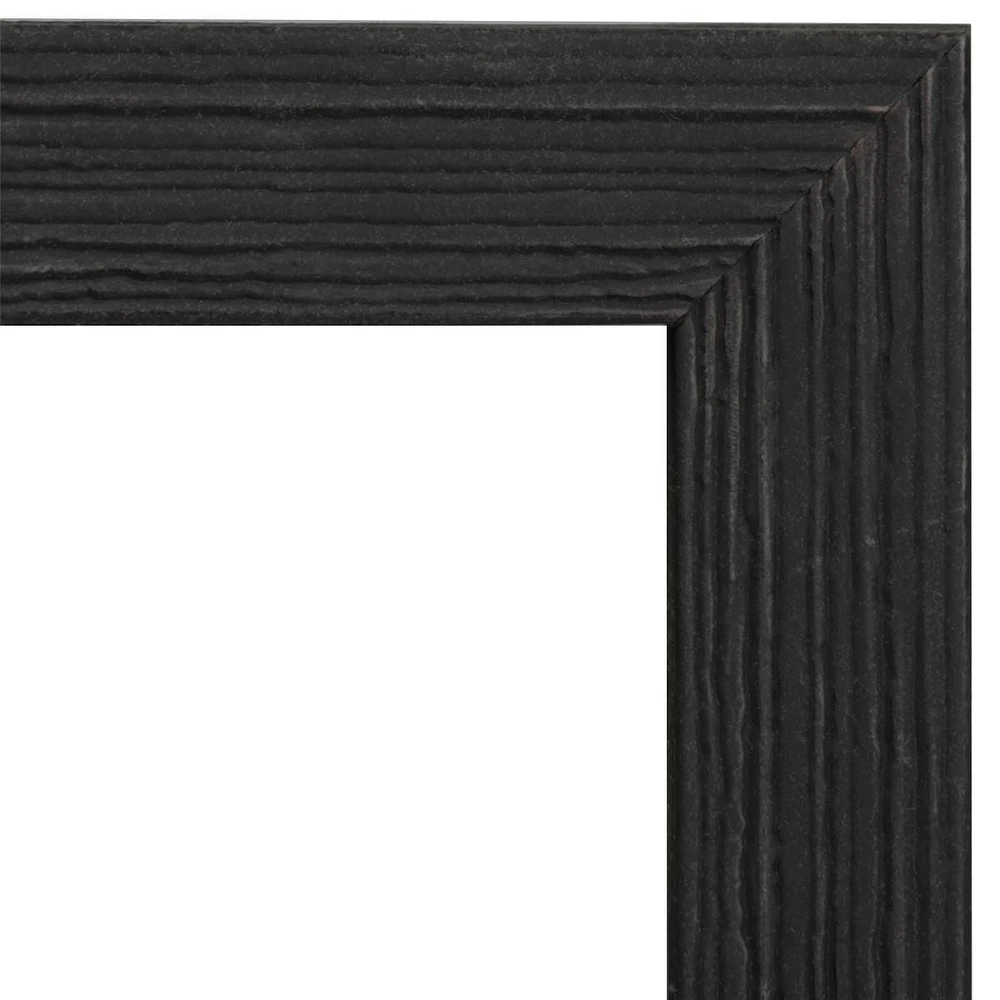hometrends Ultima Mirror Brushed Black 16.50"x19.50"