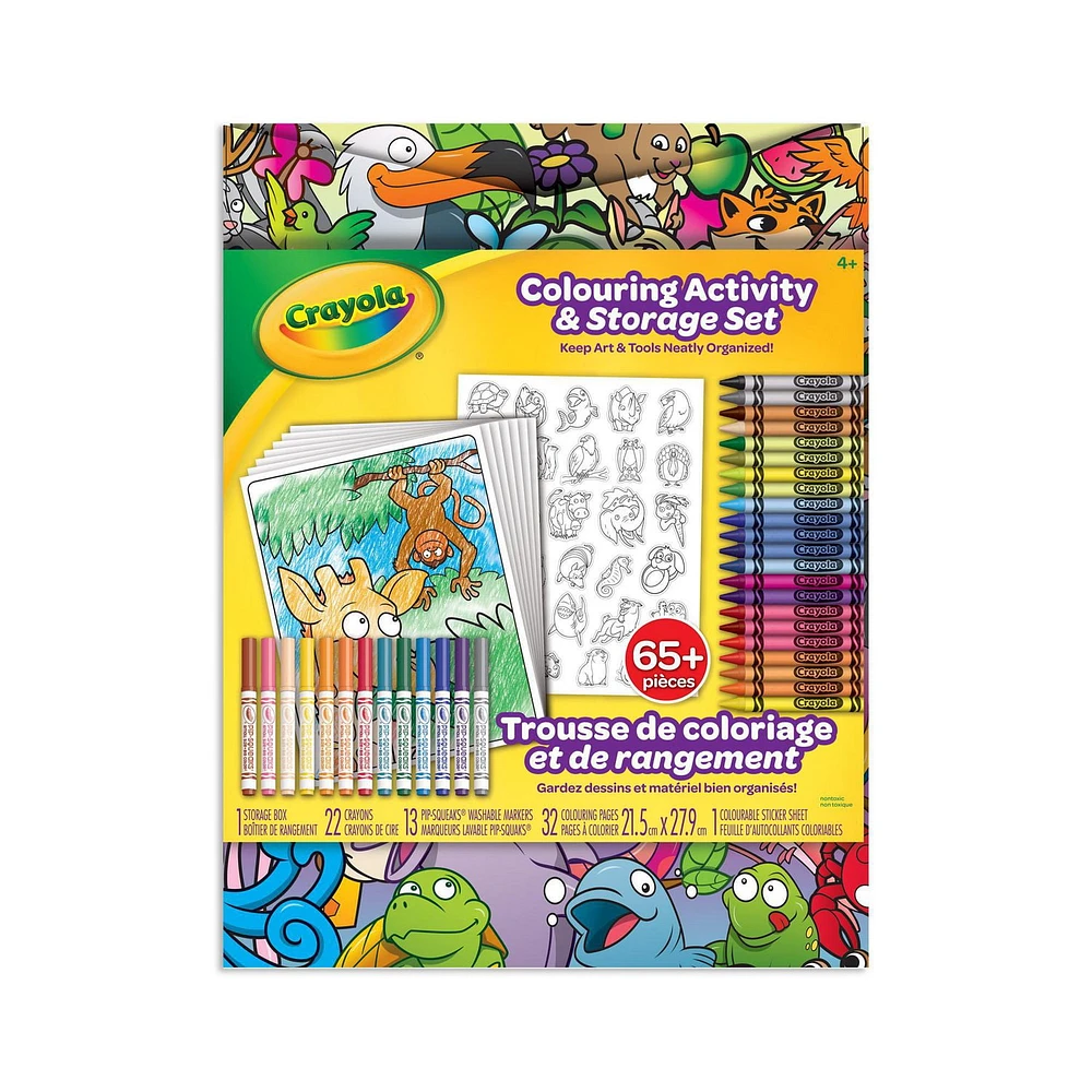 Crayola Colouring Activity & Storage Set, Creative tools
