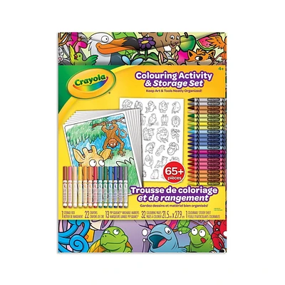 Crayola Colouring Activity & Storage Set, Creative tools