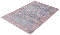 ECARPET Oriental Indoor Area Rug Flatweave Carpet for Living Room, Bedroom, Eco Friendly, Machine Washable