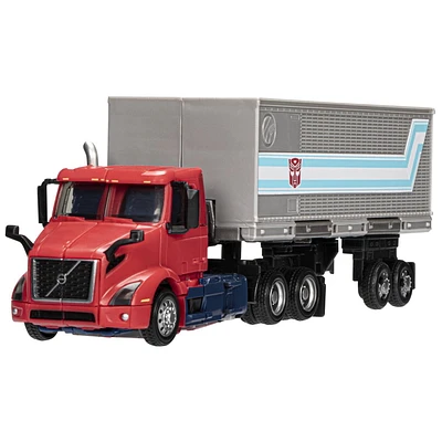 Transformers Generations, figurine de collection Volvo VNR 300 Optimus Prime de 17,5 cm