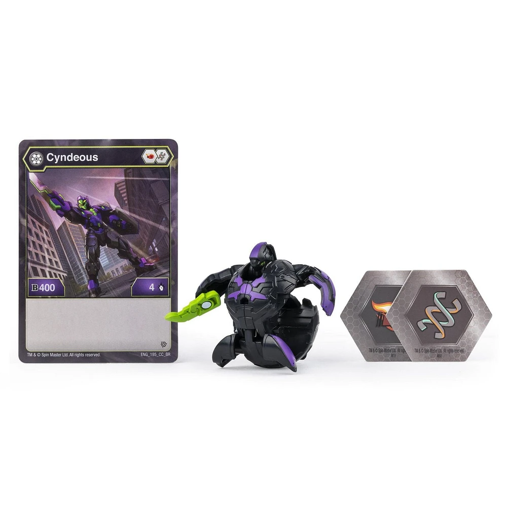 Bakugan, Darkus Cyndeous, 2-inch Tall Collectible Transforming Creature, for Ages 6 and Up