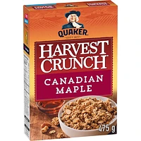 Quaker Harvest Crunch Canadian Maple Granola Cereal