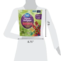 Great Value Organic Fruit Flavoured Ice Pops - Berry Watermelon, Cherry, Pineapple - 12 x 40 ml, 12 x 40 ml