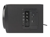 Système de haut-parleurs 3 pièces Cyber Acoustics CA-SP34BT, 32 W (total), Bluetooth, canal 2.1 avec caisson de basses et effets lumineux LED, son stéréo complet, noir