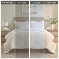 Beautyrest Mika 3 Piece Gauze Oversized Comforter Set