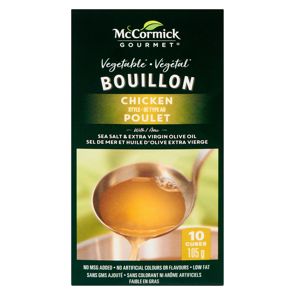 McCormick Gourmet, Premium Quality, All-Vegetable Bouillon, Chicken Style, 105g