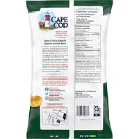 Cape Cod Sweet & Spicy Jalapeño Kettle Cooked Potato Chips, 220 GR