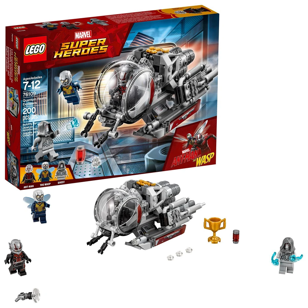 LEGO Marvel Super Heroes Ant-Man and the Wasp movie: Quantum Realm Explorers 76109 Building Kit (200 Piece)