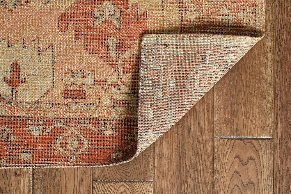 Great Zero Garron Ivory & Rust 8' x 10' Area Rug