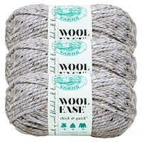 Lion Brand Wool-Ease Thick & Quick Yarn #6 Super Chunky Wool Acrylic Yarn 3-Pack