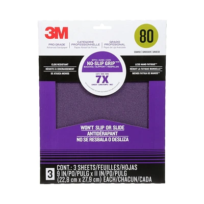Papier abrasif de pointe de qualité professionnelle NO-SLIP GRIP(MC) 3M