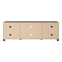 Meuble TV Virlomi avec rangement ouvert et fermé pour téléviseurs jusqu'à 85"