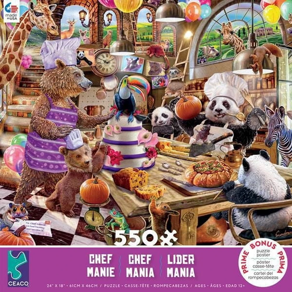 Chef Manie puzzle 550 pièces CEACO