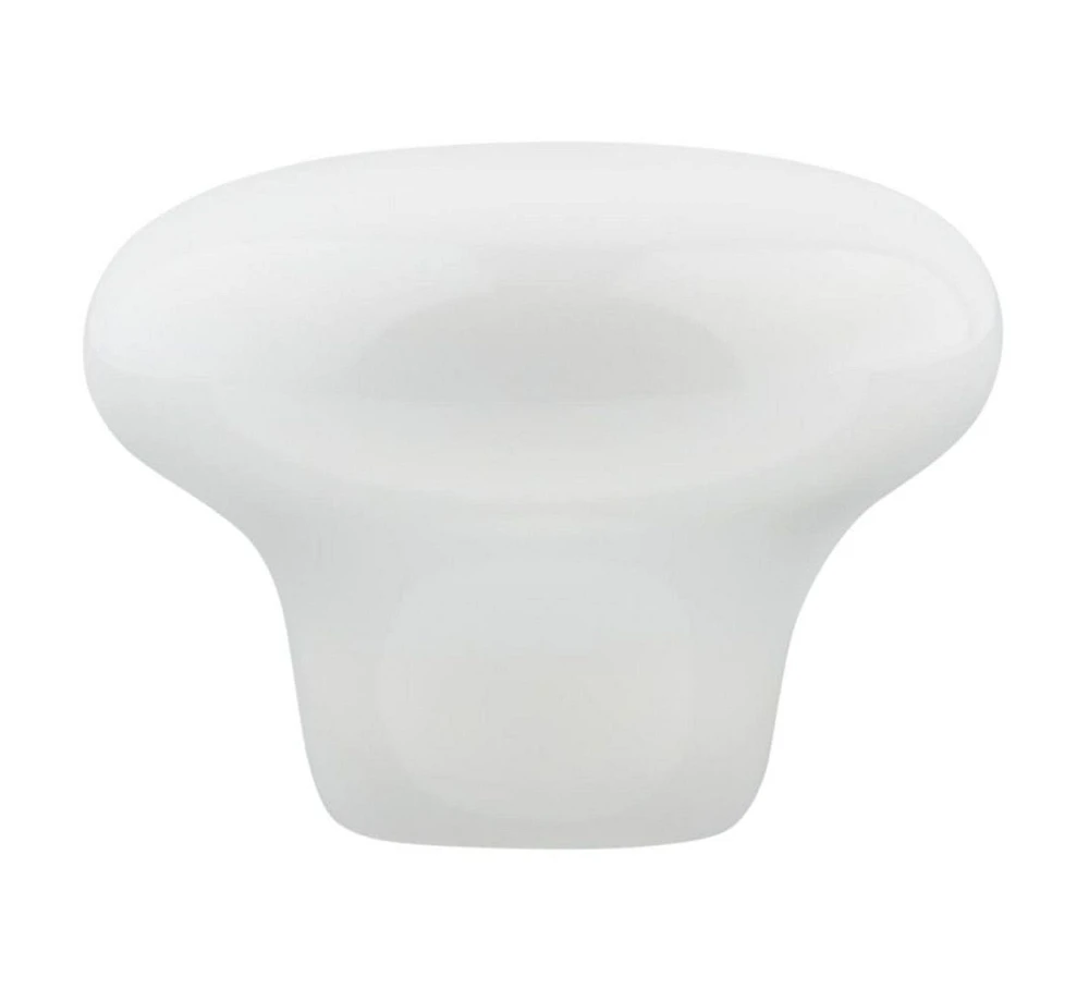 Era Céramique Paquet de 2 Bouton Blanc 1.18 x 1.18 x 1.14 po.