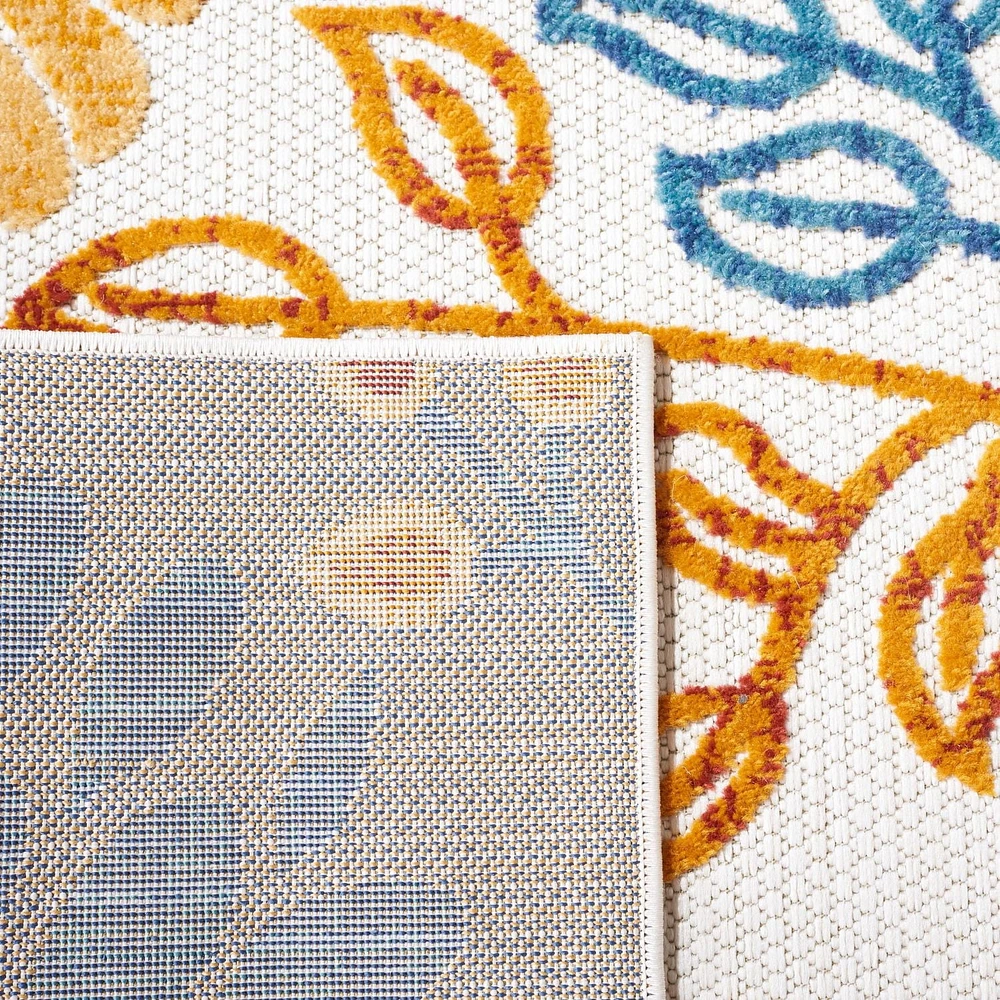 SAFAVIEH Cabana Garnet Tapis Floral Extérieur
