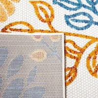 SAFAVIEH Cabana Garnet Tapis Floral Extérieur
