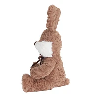 Façon de célébrer des lapins de 10inch avec des jouets en peluche rubans -multi couleurs