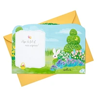 Carte en relief de Pâques – Paper Wonder de Hallmark (Lapins de Pâques)