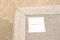 ECARPETGALLERY 5'5" x 7'6"  Transitional Collage Handmade Area Rug for Living Room, Dining Room and Bedroom in Ivory