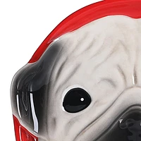 Holiday Time Pug Appetizer Plate