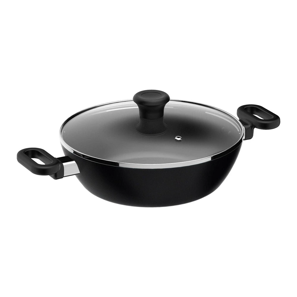 Maharaja Non-Stick Karahi with lid 26cm/ 3.4 QTS., 26cm / 10.25"