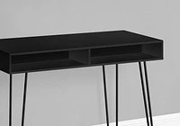 Monarch Specialties Computer Desk, Home Office, Laptop, Left, Right Set-up, Storage Drawers, 40"l, Work, Metal, Laminate, Black, Contemporary, Modern