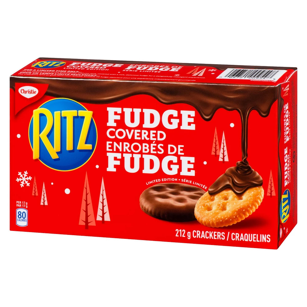 Craquelins Ritz Enrobés De Fudge