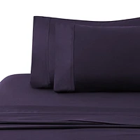 Ensemble de literie Marina Decoration 600 fils ultra doux en coton percale à fibres longues, toutes saisons, avec taie d'oreiller, pour hôtel standard